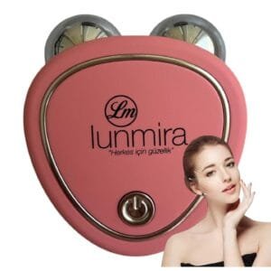 LUNMİRA BEAR 02 PINK  Mikro Akım & Anti-Shock System & Yüz Germe Cihaz - Görsel 2
